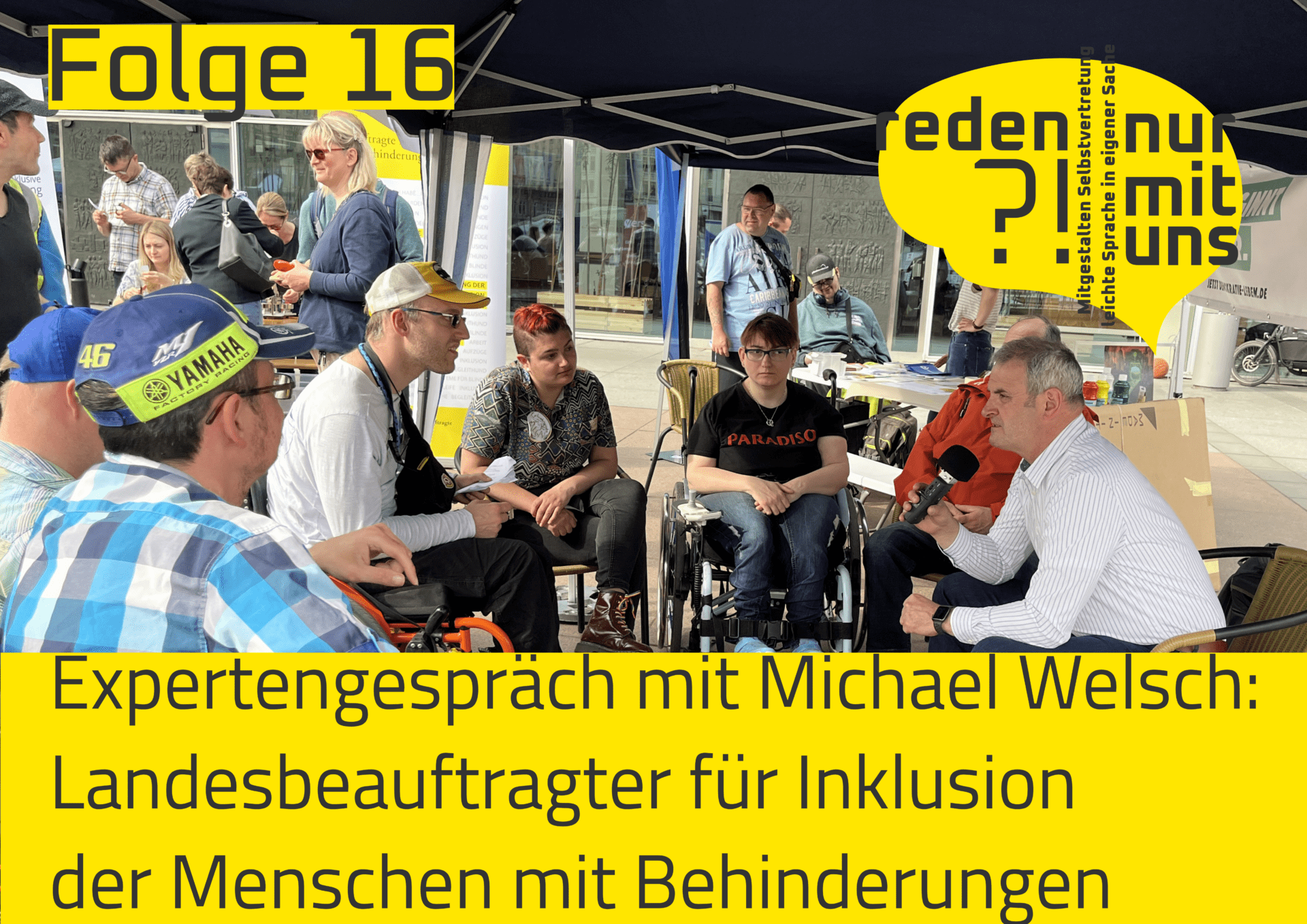 Cover: Expertengespräch mit Michael Welsch: Landesbeauftragter für Inklusion der Menschen mit Behinderungen.
